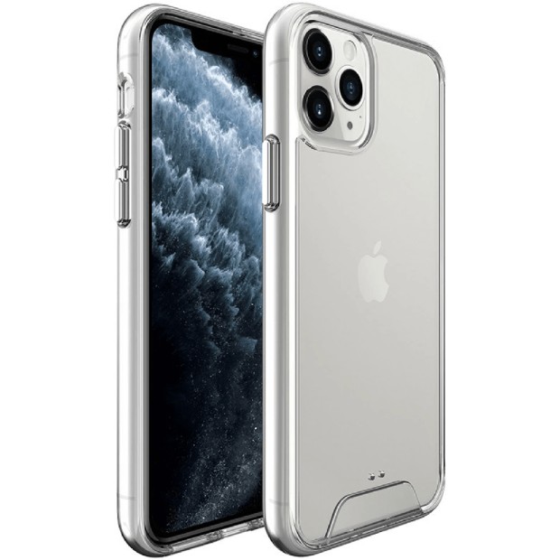 Силикон Space Case Apple iPhone 11 Pro Max (прозрачный)