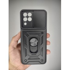 Бронь-чехол Ring Serge Armor ShutCam Case Samsung Galaxy M33 (Чёрный)