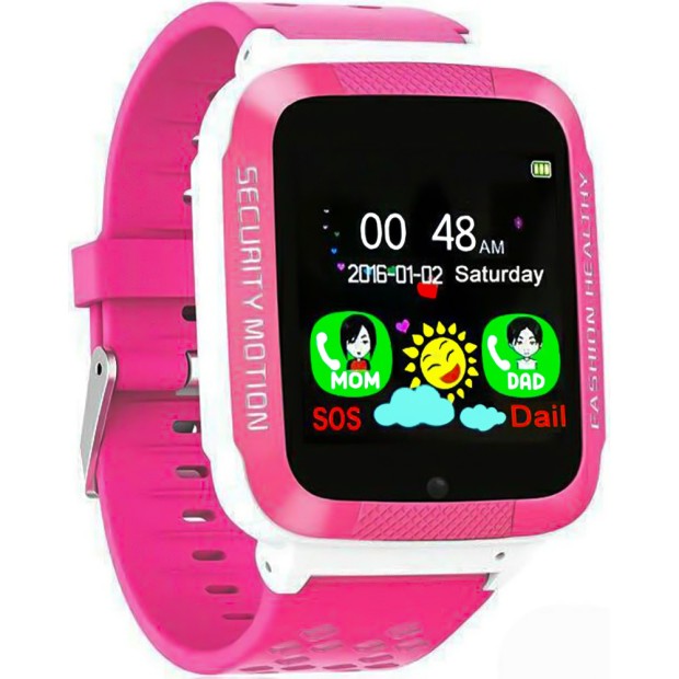 Детские смарт-часы Smart Baby Watch K18 (Pink)