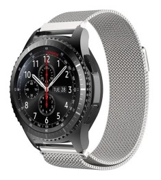 Ремешок Milanese Loop Xiaomi Amazfit Bip / Samsung Gear S2 / S3 20mm (Silver)