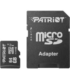Карта памяти Patriot LX Series MicroSDXC 64Gb (Class 10)