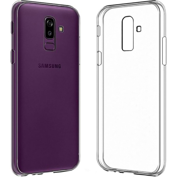 Силиконовый чехол WS Samsung Galaxy J8 (2018) J810 (прозрачный)