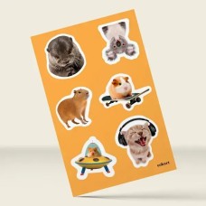3D-стикерпак "Animals" A6 C