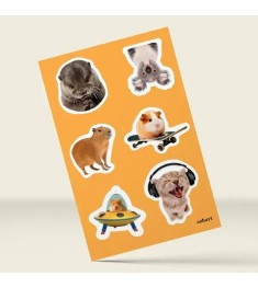 3D-стикерпак "Animals" A6 C