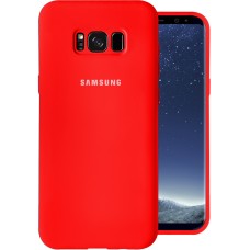 Силикон Original 360 Case Logo Samsung Galaxy S8 Plus (Красный)