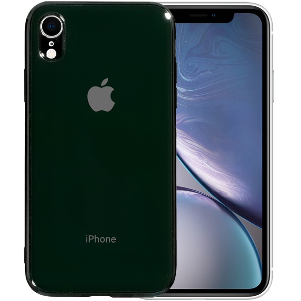 Силиконовый чехол Zefir Case Apple iPhone XR (Темно-зелёный)