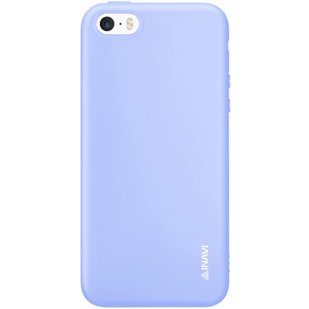 Чехол Силикон iNavi Color для Apple iPhone 5 / 5s / SE (фиолетовый)