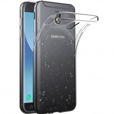 Силикон Rain Gradient Samsung Galaxy J7 (2017) J730 (Чёрно-серый)