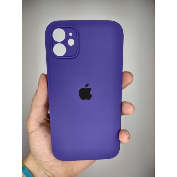 Силикон Original Square RoundCam Case Apple iPhone 11 (Amethyst)