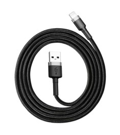 USB-кабель Baseus Cafule 1.5A (2m) (Lightning) (Чёрный) CALKLF-CG1