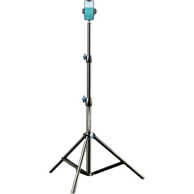 Штатив RTAKO ZJ-ZB03 2.1m Matte Finish Carbon Steel Tripod (Black)