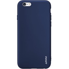 Силиконовый чехол iNavi Color Apple iPhone 6 / 6s (темно-синий)