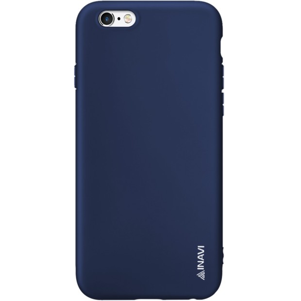 Чехол Силикон iNavi Color Apple iPhone 6 / 6s (темно-синий)
