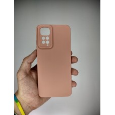Силикон Original ShutCam Lite Xiaomi Redmi Note 11 / Note 11S (Оранжево-розовый)