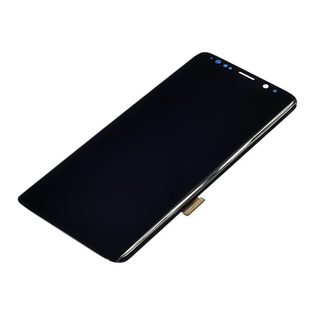 Дисплей для Samsung G960 Galaxy S9 с чёрным тачскрином Original (переклеенное стекло)