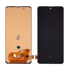 Дисплей для Samsung A515 Galaxy A51 (2020) с чёрным тачскрином (с широким ободком) OLED