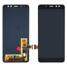 Дисплей для Samsung A530 Galaxy A8 (2018) с чёрным тачскрином OLED
