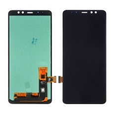 Дисплей для Samsung A730 Galaxy A8 Plus (2018) с чёрным тачскрином OLED