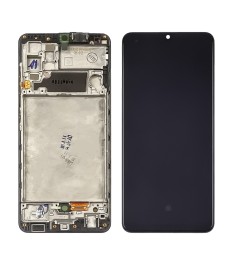 Дисплей для Samsung A325 Galaxy A32 (2020) с чёрным тачскрином и корпусной рамко..