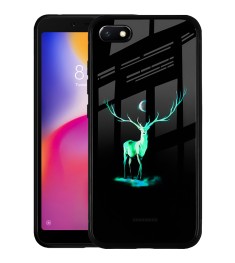 Накладка Luminous Glass Case Xiaomi Redmi 6A (Deer)