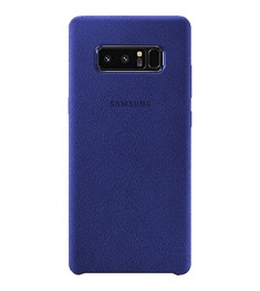 Чехол Alcantara Cover Samsung Note 8 (Синий)