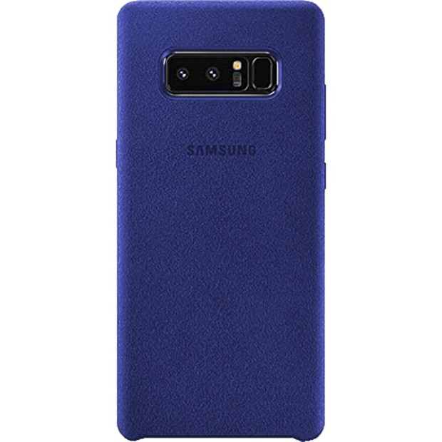 Чехол Alcantara Cover Samsung Note 8 (Синий)