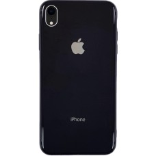 Накладка Premium Glass Case Apple iPhone XR (черный)