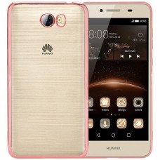 Силиконовый чехол UMKU Line Huawei Y5-2 (Розовый)