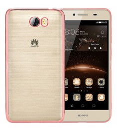 Силиконовый чехол UMKU Line Huawei Y5-2 (Розовый)