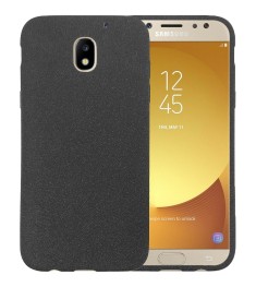 Силиконовый чехол Textile Samsung Galaxy J5 (2017) J530 (Чёрный)