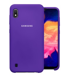 Силикон Original 360 Case Logo Samsung Galaxy A10 / M10 (2019) (Фиолетовый)
