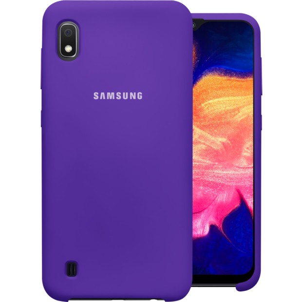 Силиконовый чехол Original Case Samsung Galaxy A10 / M10 (2019) (Фиолетовый)