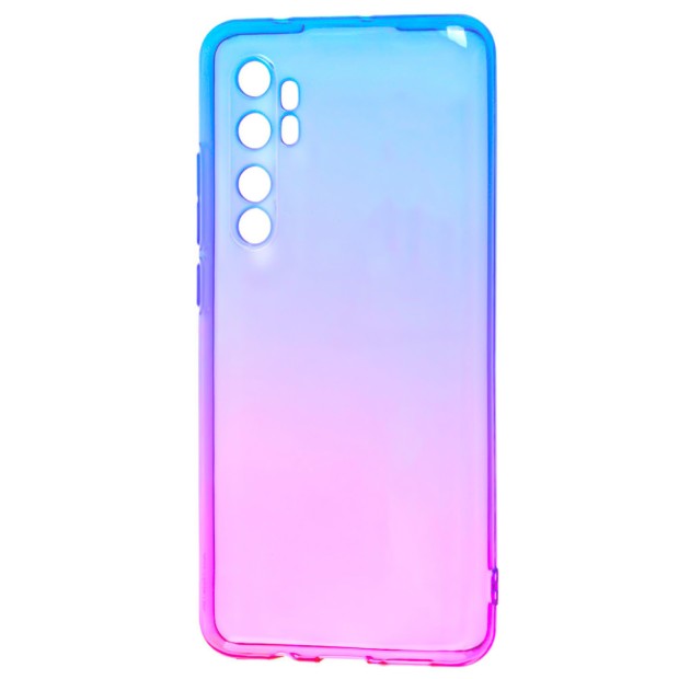 Силикон Gradient Design Xiaomi Mi Note 10 Lite (Розово-синий)