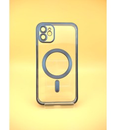 Чехол UMKU Shining with MagSafe Apple iPhone 11 (Blue Titanium)