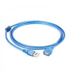 Кабель-удлинитель AM-AF USB 2.0 1.5m (Синий)