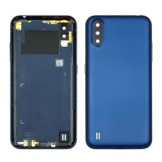 Задняя крышка для Samsung A015 Galaxy A01 (2019) темно-синяя