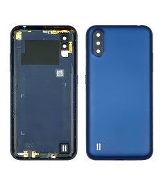 Задняя крышка для Samsung A015 Galaxy A01 (2019) темно-синяя