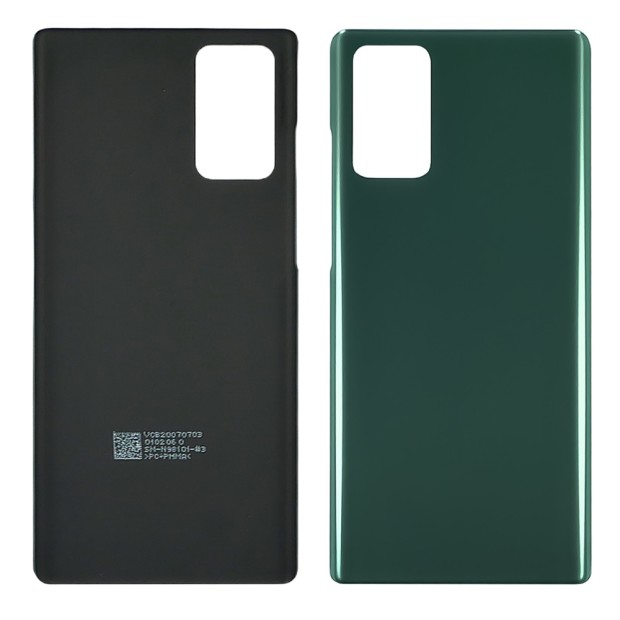 Задняя крышка для Samsung N980F Galaxy Note 20 Mystic Green зелёная