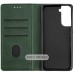 Чехол-книжка Leather Book Xiaomi Poco X3 (Тёмно-зелёный)