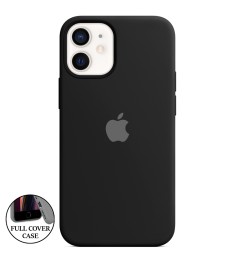 Силикон Original Round Case Apple iPhone 12 Mini (07) Black