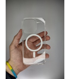 Накладка Monblan Magsafe Apple iPhone 14 Pro (Прозрачный)