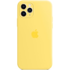 Силикон Original RoundCam Case Apple iPhone 11 Pro Max (Canary Yellow)