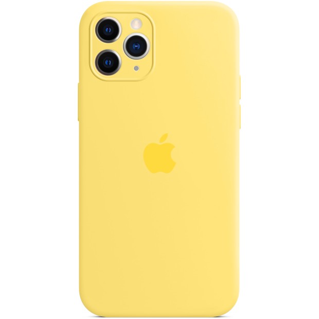 Силикон Original RoundCam Case Apple iPhone 11 Pro Max (Canary Yellow)