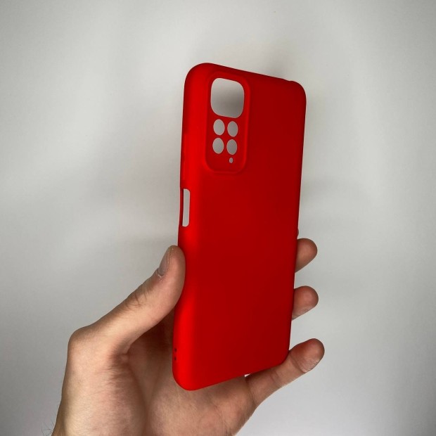 Силикон Original 360 ShutCam Case Xiaomi Redmi Note 11 / Note 11S (Красный)