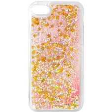 Силикон Liquid Fashion Apple iPhone 7 / 8 (Pink Stars)
