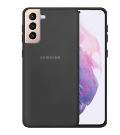 Силикон Original 360 Case Logo Samsung Galaxy S21 Plus (Чёрный)