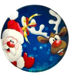 Холдер Popsocket Lollipop (Santa and Rudolph)