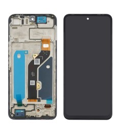 Дисплей для INFINIX Hot 12 (X6817) с чёрным тачскрином и корпусной рамкой