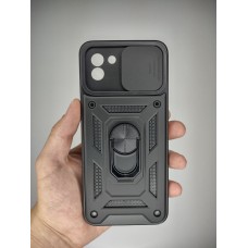 Бронь-чехол Ring Serge Armor ShutCam Case Samsung Galaxy A03 (Чёрный)