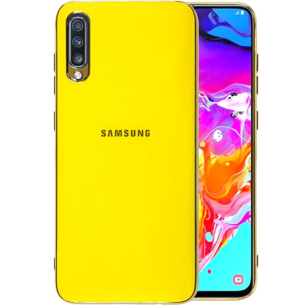 Силикон Zefir Case Samsung Galaxy A70 (2019) (Желтый)